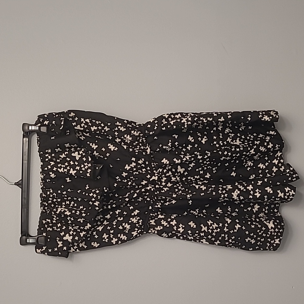 Black and White butterfly romper for women